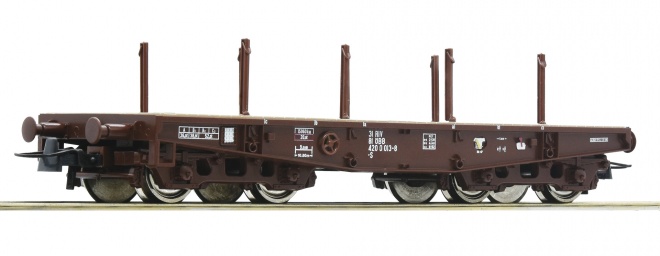 Heavy duty flat car type S<br /><a href='images/pictures/Roco/Roco-76392.jpg' target='_blank'>Full size image</a>